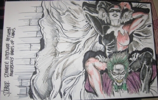 Joker/Harley by James O'barr Comic Art